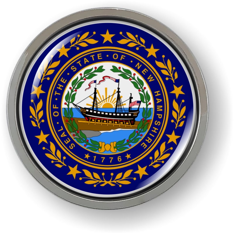 New Hampshire - State Flag Emblem